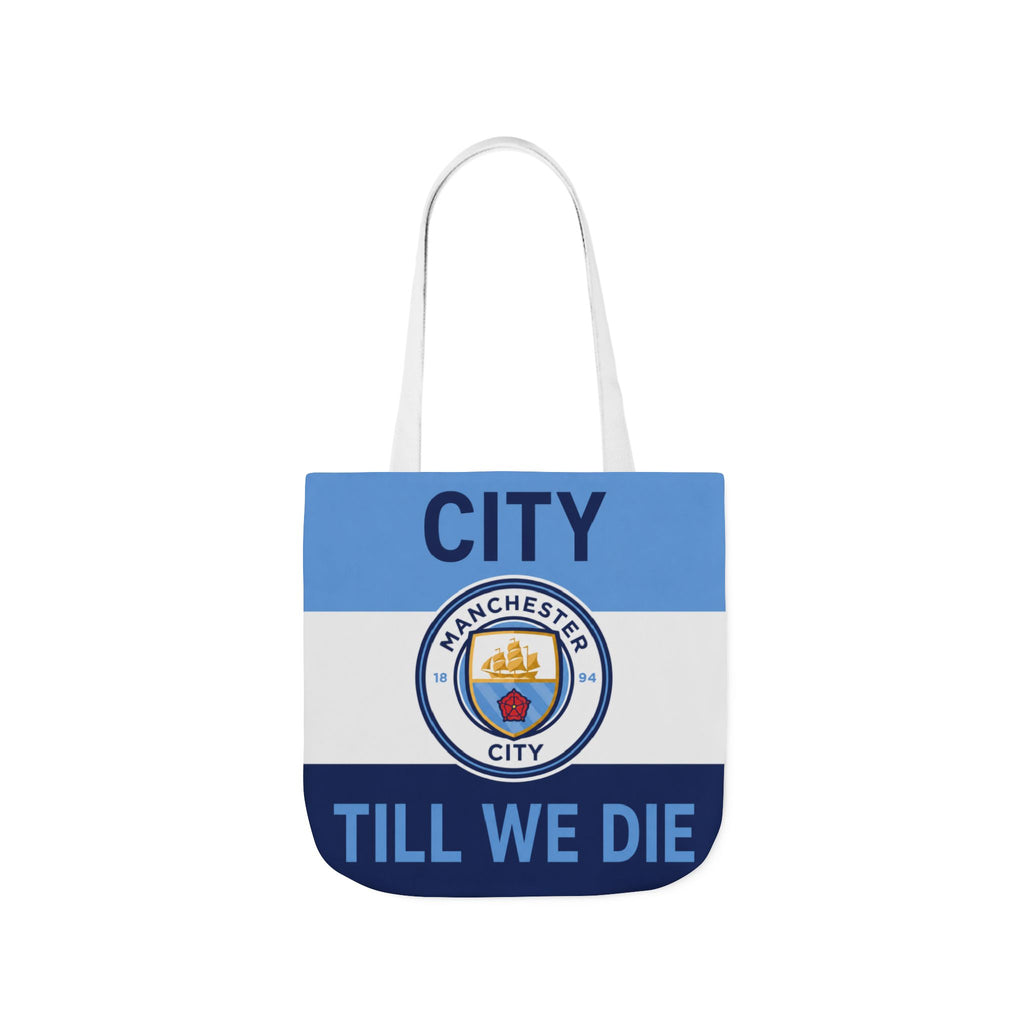 City Till We Die Unofficial Canvas Tote Bag — Manchester Football Fan Bag