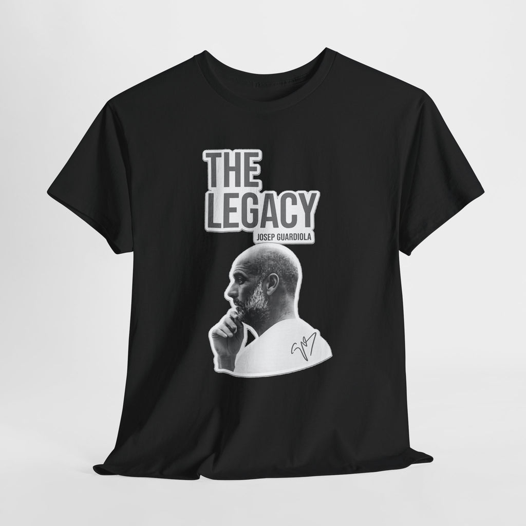 Pep Guardiola Manchester City The Legacy Tee — Inspirational Portrait Graphic T-Shirt