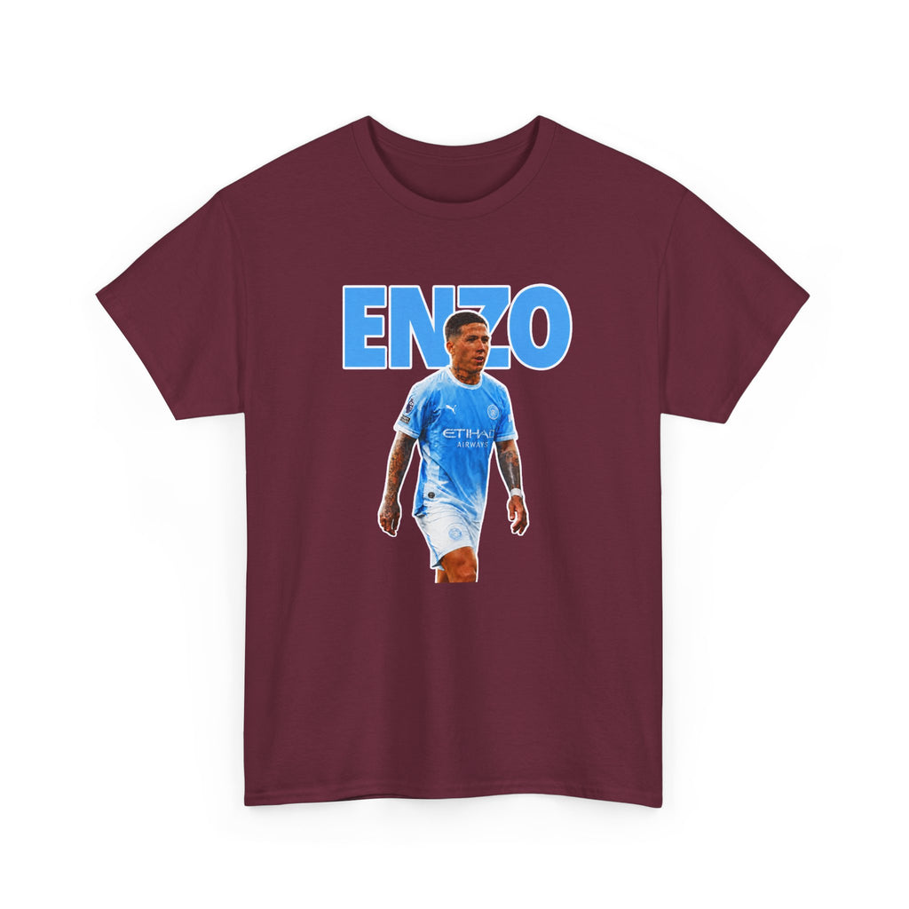 Enzo Fernandez Manchester City Inspired Cotton T-Shirt