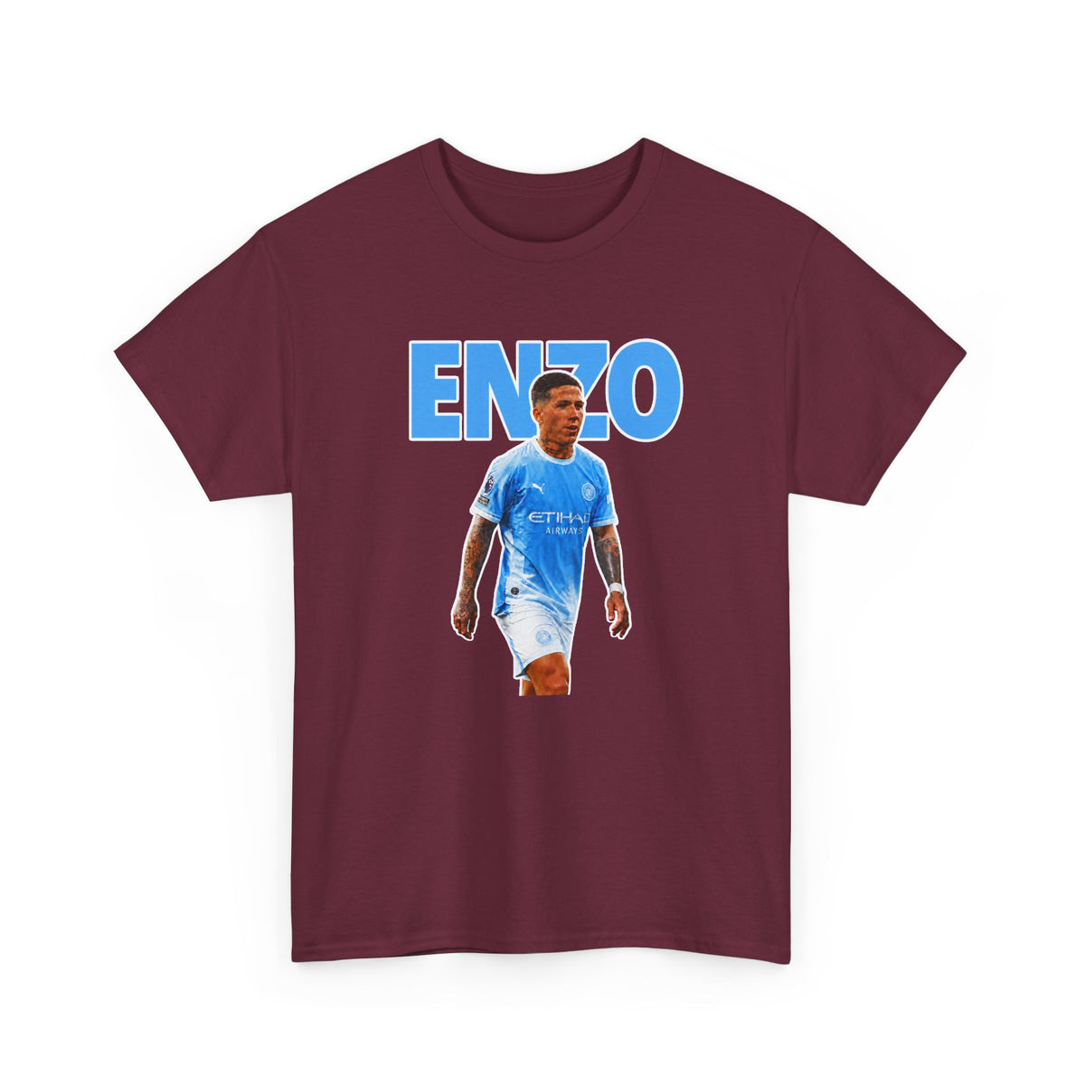 Enzo Fernandez Manchester City Inspired Cotton T-Shirt