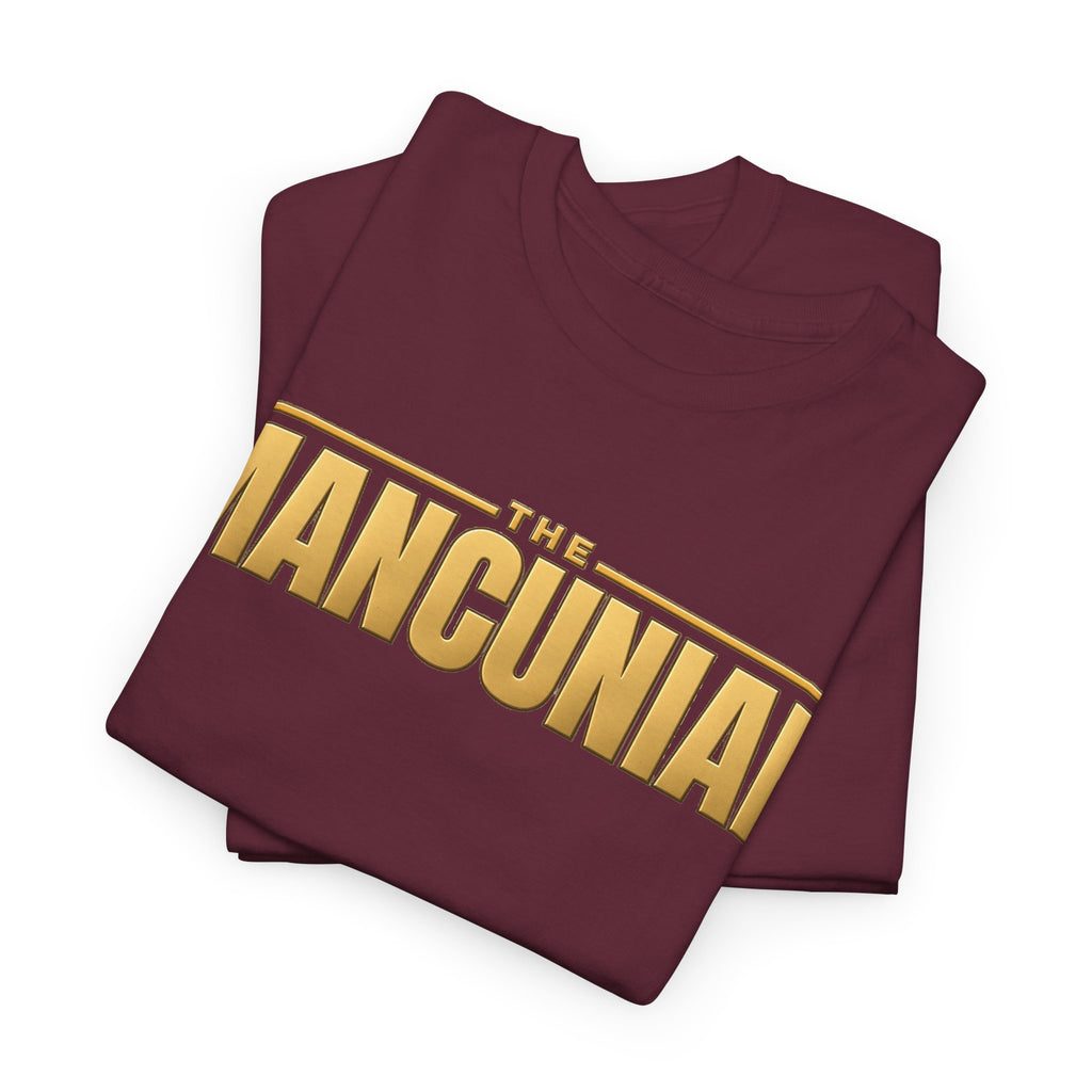 Mancunian Gold Logo Cotton T‑Shirt