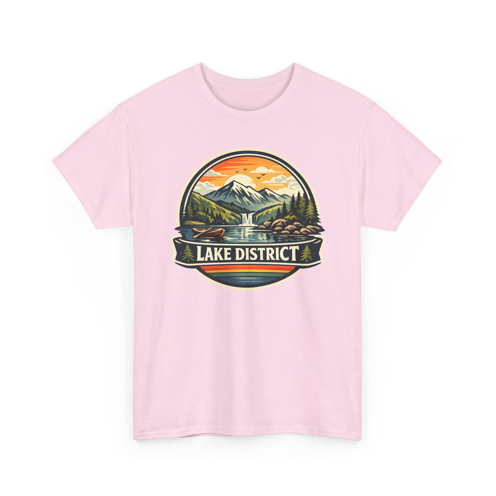 Lake District Graphic Tee — Scenic Mountain & Lake Camping Shirt
