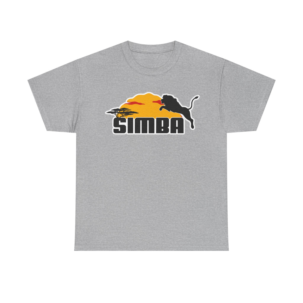 Simba Sunset Graphic Tee — Lion Silhouette Safari T-Shirt