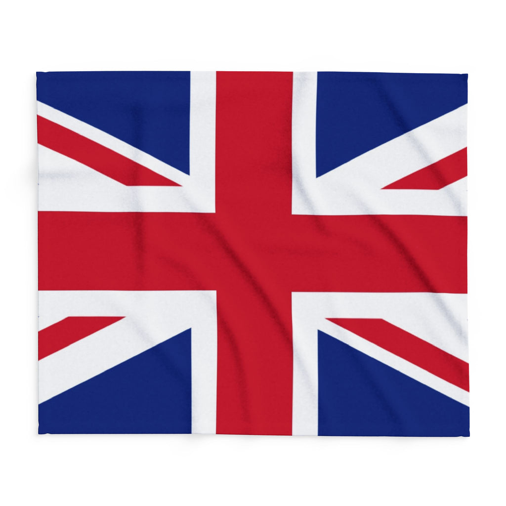 Union Jack Fleece Blanket — British Flag Cozy Throw