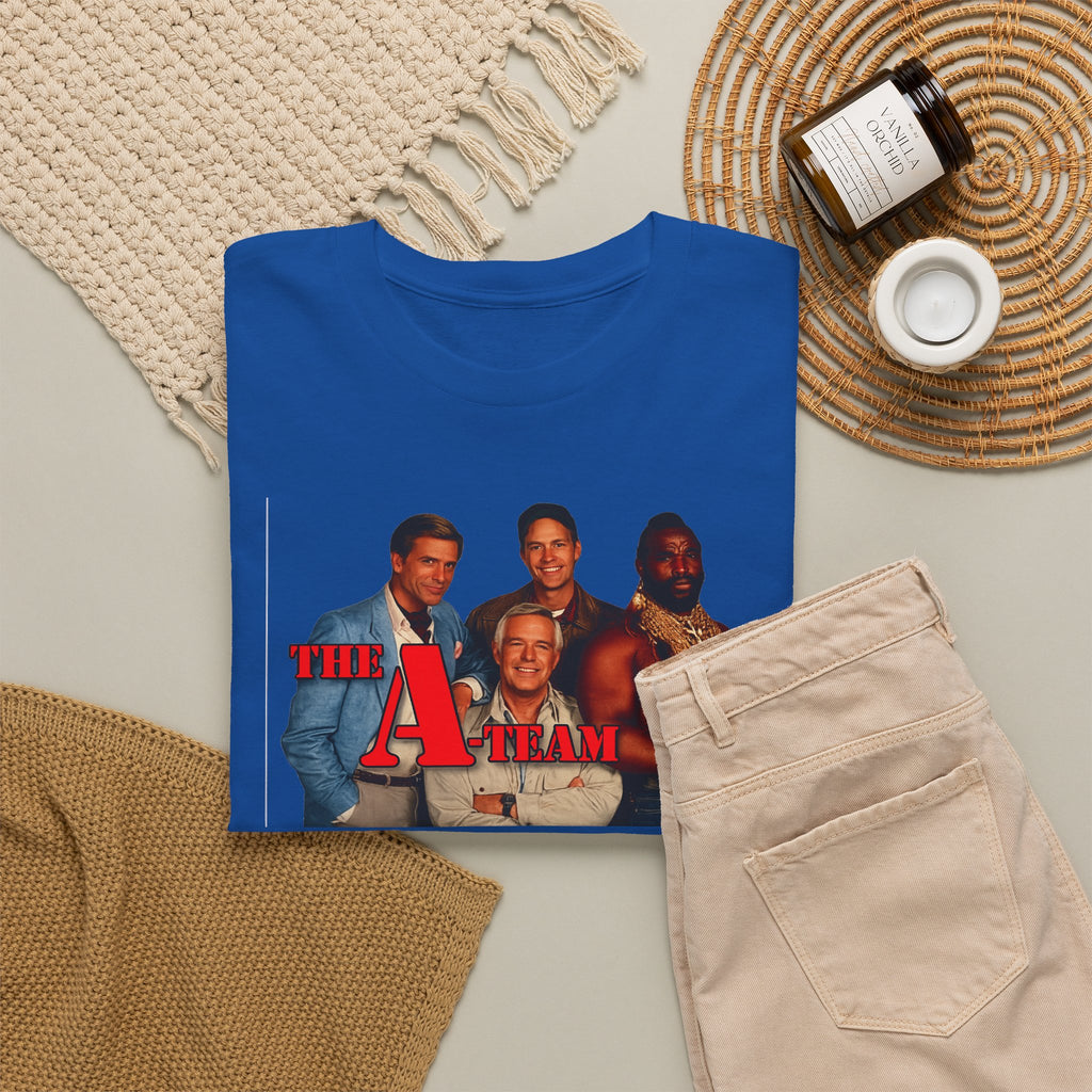 A-Team Graphic Tee — Retro TV Series Logo & Character Poster T-Shirt