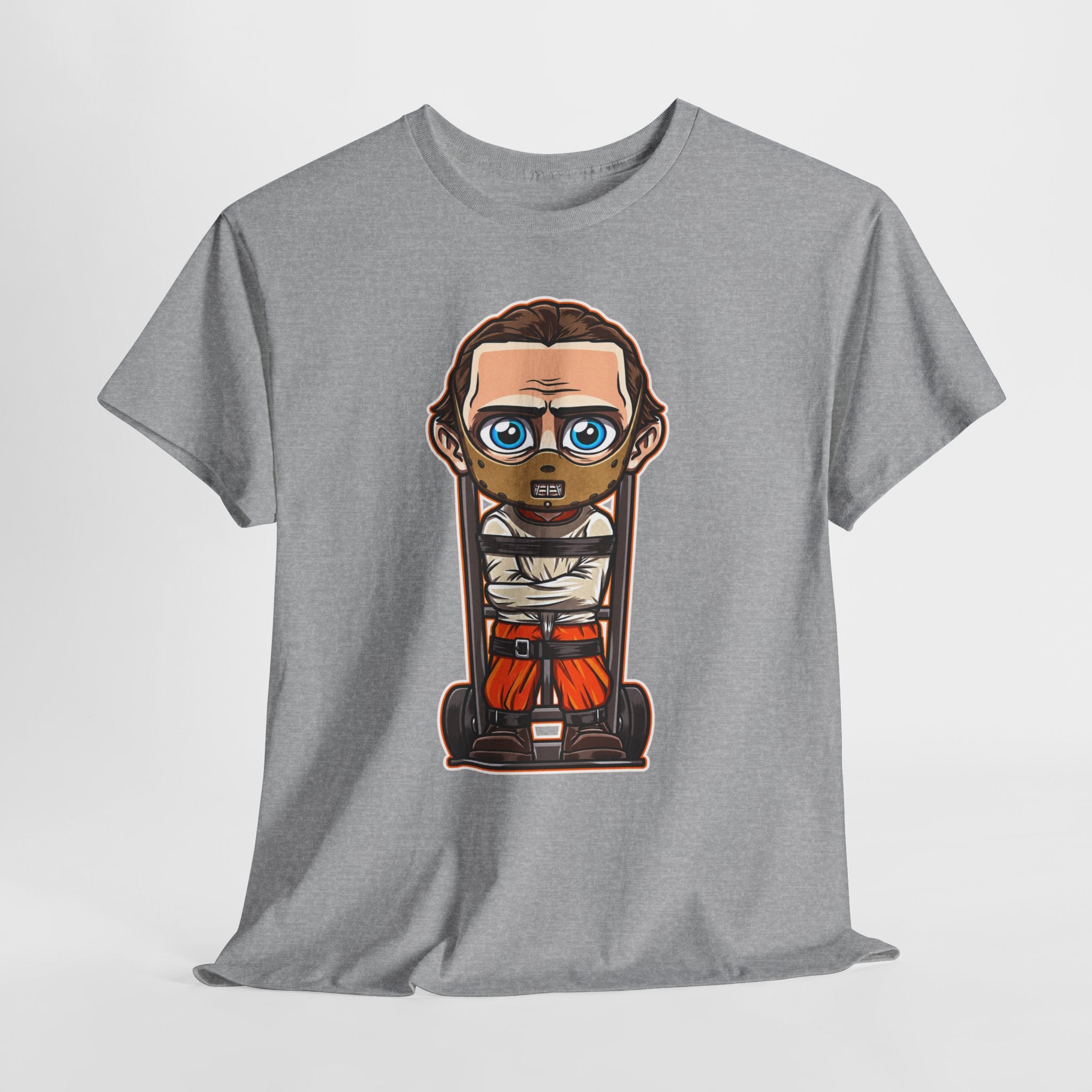 Chibi Prisoner Character Tee — Cute Cartoon Inmate Graphic T-Shirt