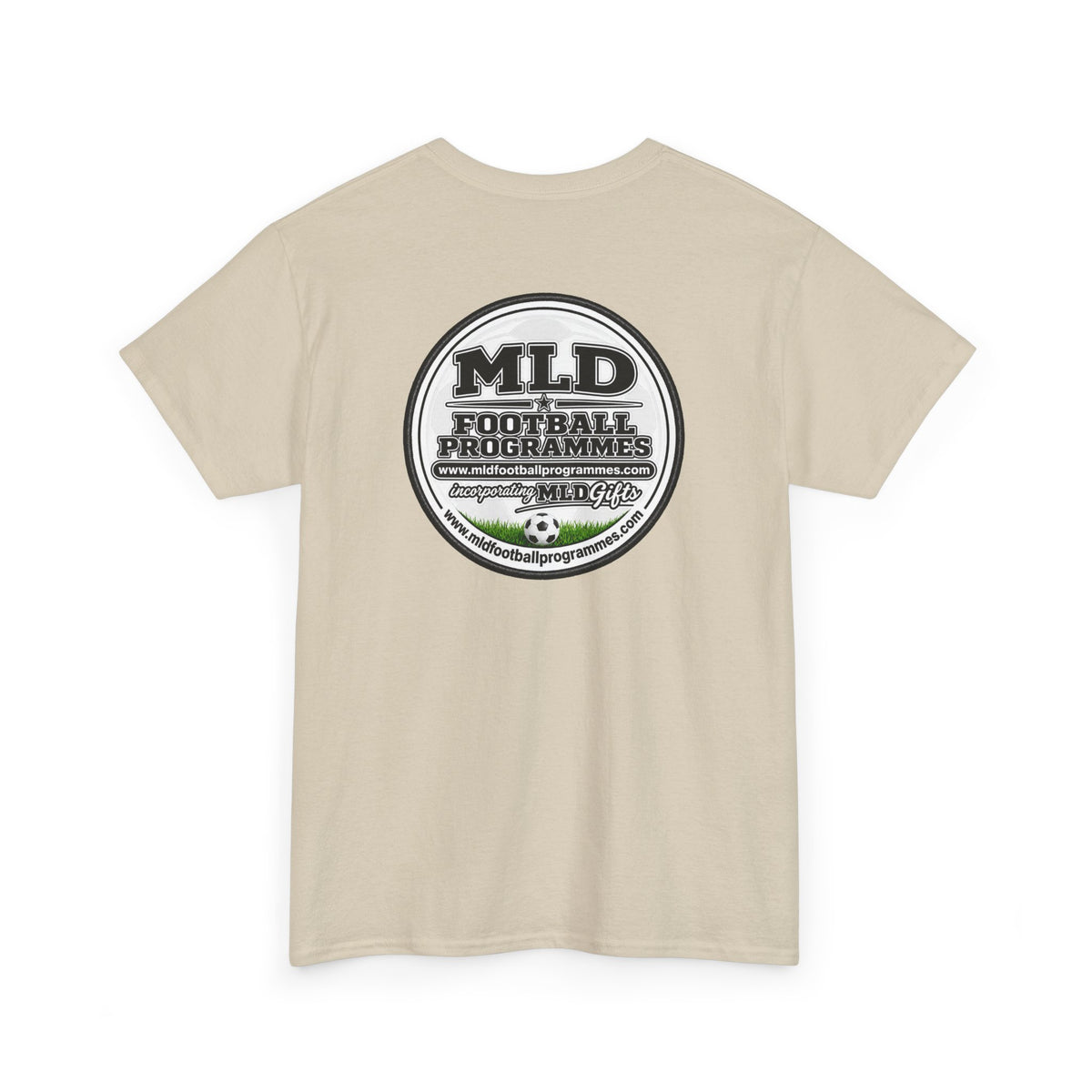 MLD Football Programmes Vintage Logo Cotton T-Shirt
