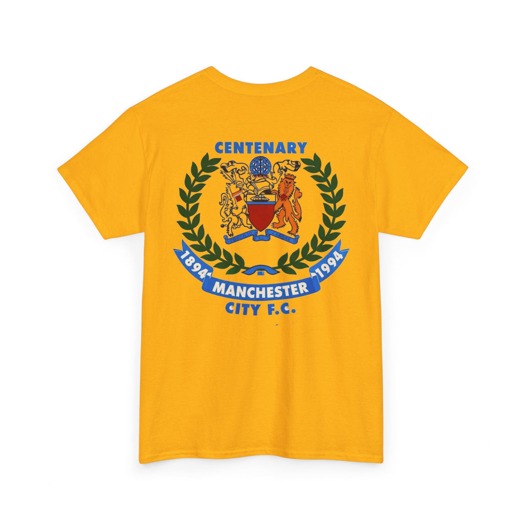Manchester City F.C. Centenary Crest Tee — 1894–1994 Football Club Shirt