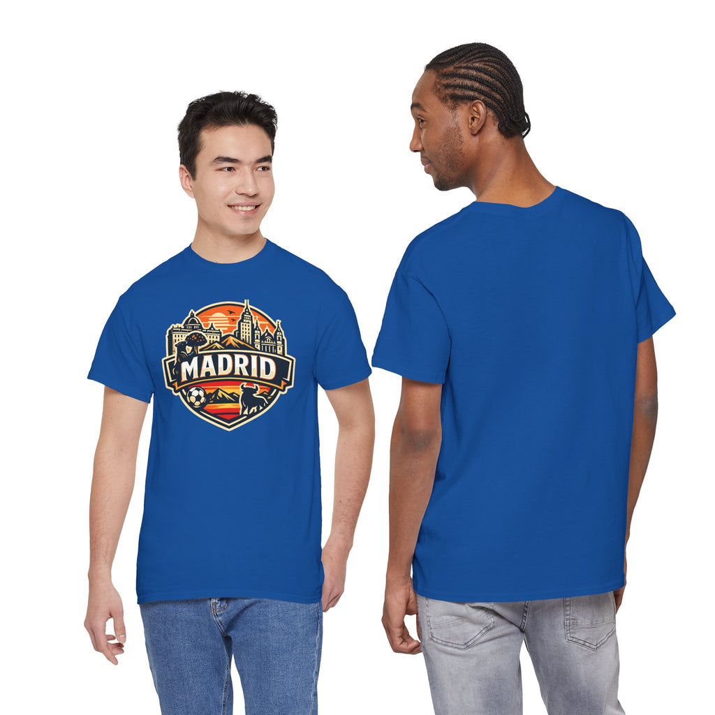 Madrid Skyline Soccer Crest T-Shirt
