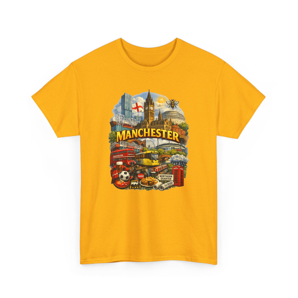Manchester Skyline Collage T-Shirt