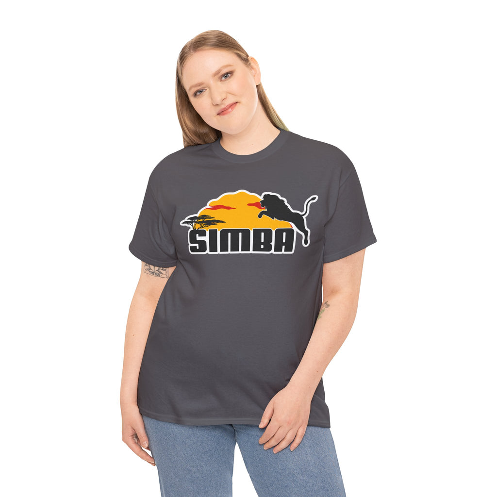 Simba Sunset Graphic Tee — Lion Silhouette Safari T-Shirt