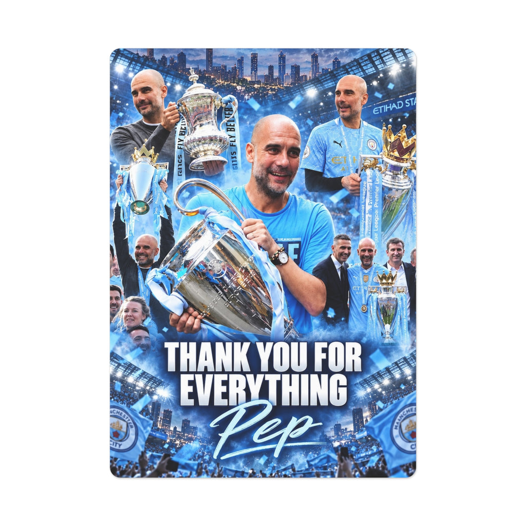 Pep Guardiola Tribute Playing / Poker Cards