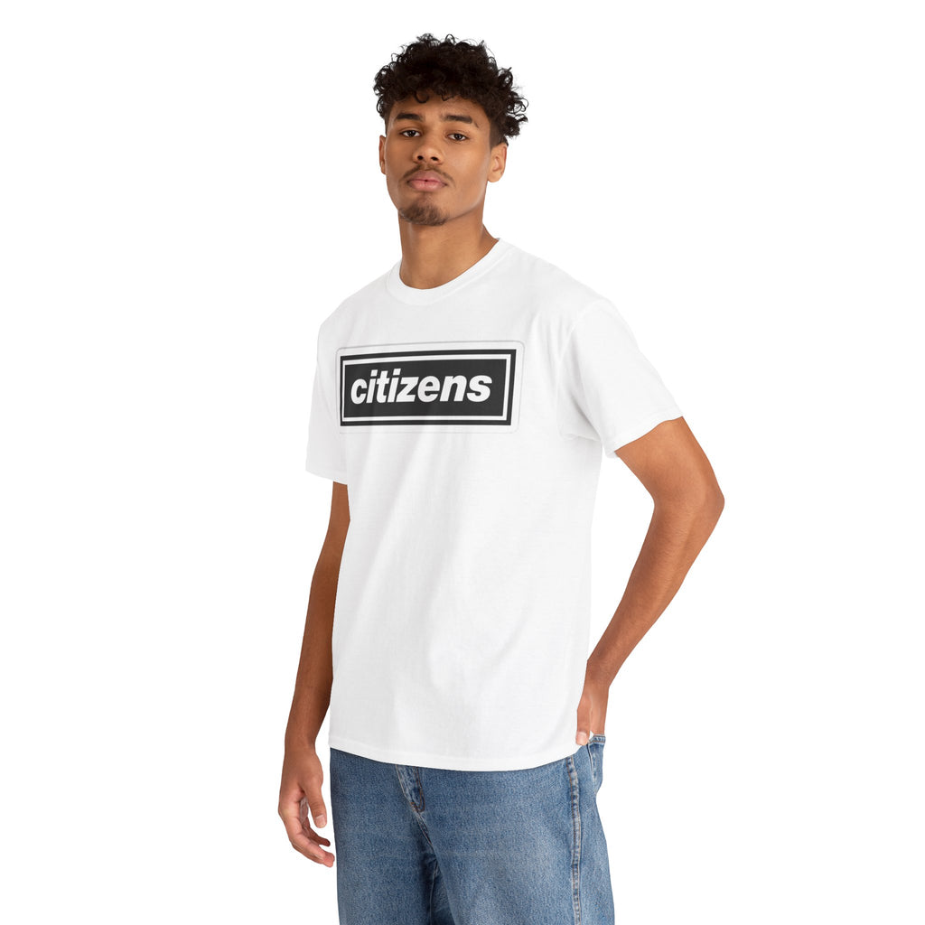 Citizens Manchester City Logo T-Shirt — Minimal Retro Box-Logo Tee