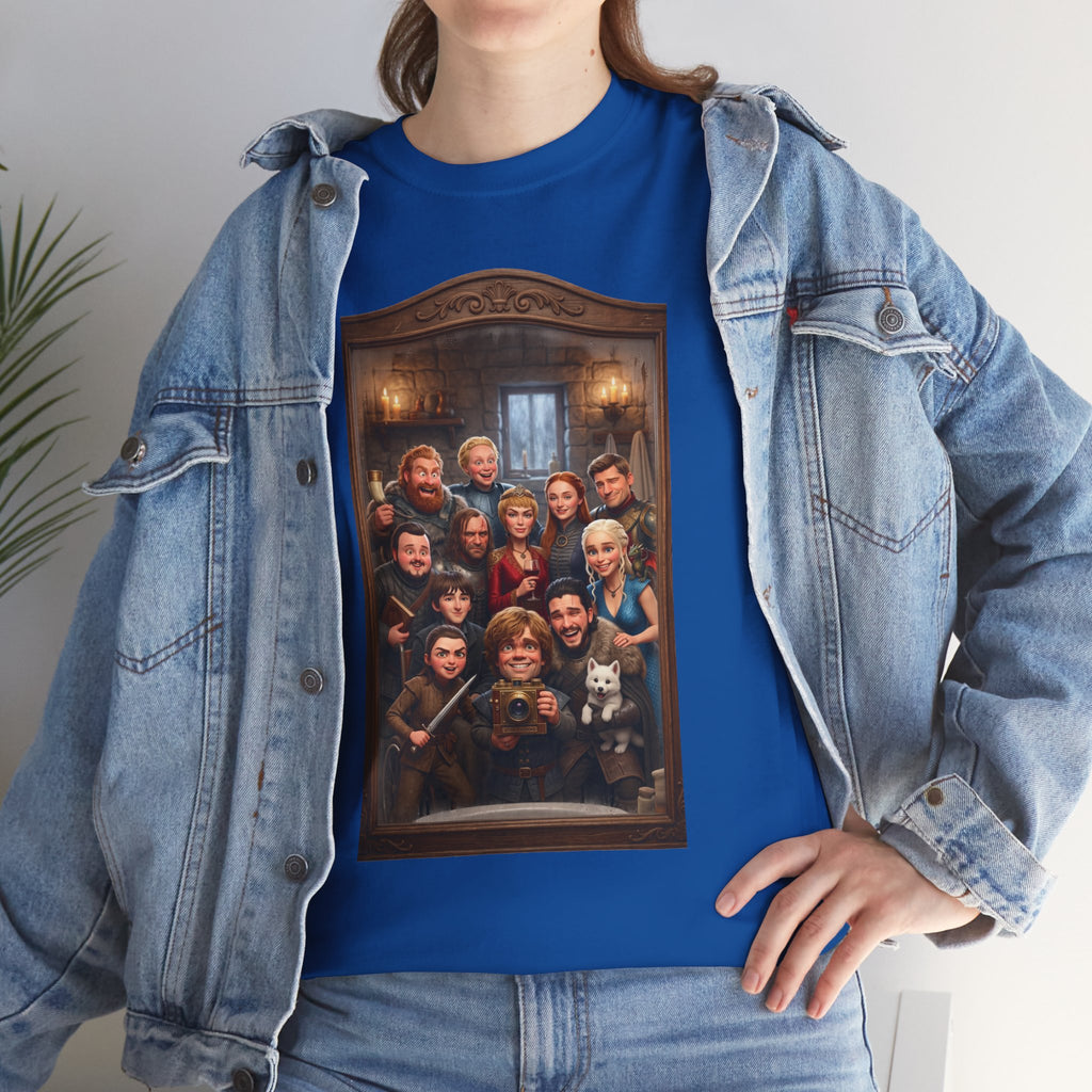Game of Thrones Cast Portrait Inspired Cotton T-Shirt