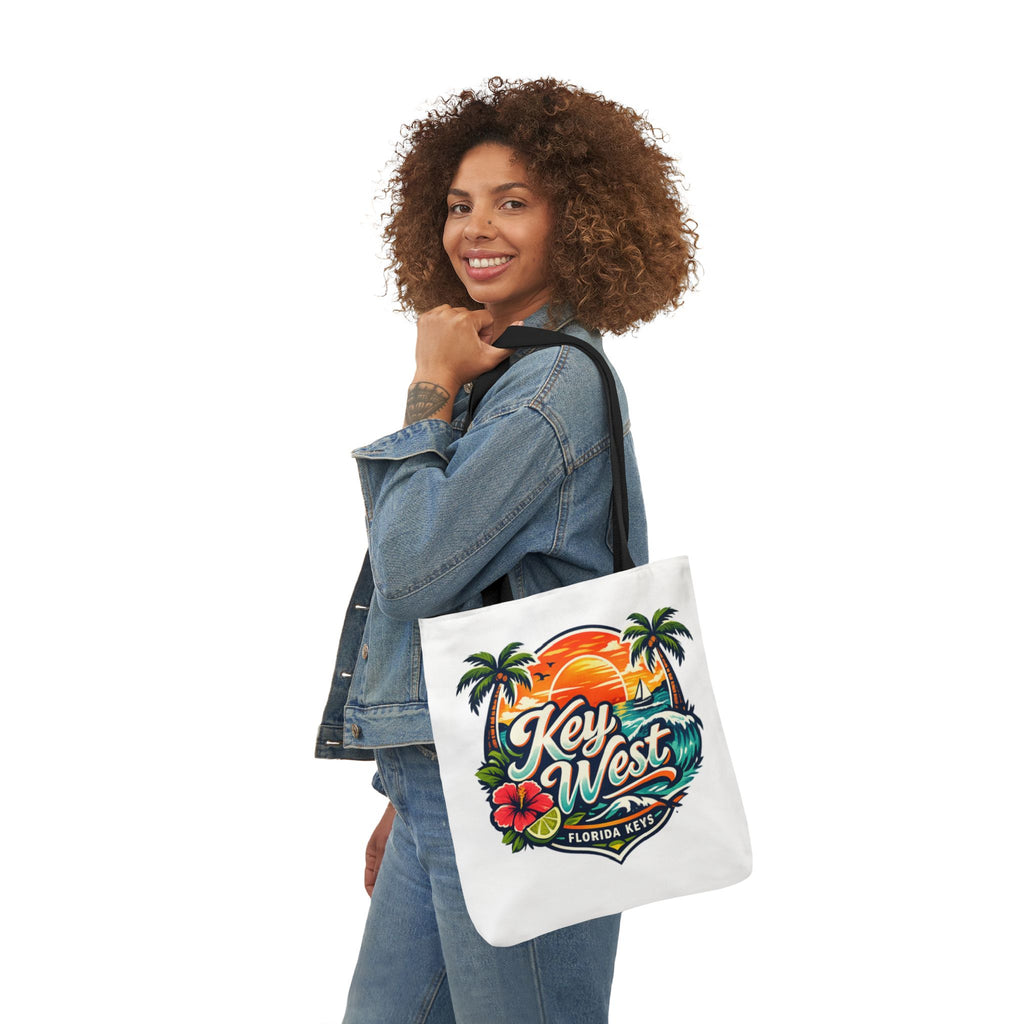 Key West Sunset Canvas Tote