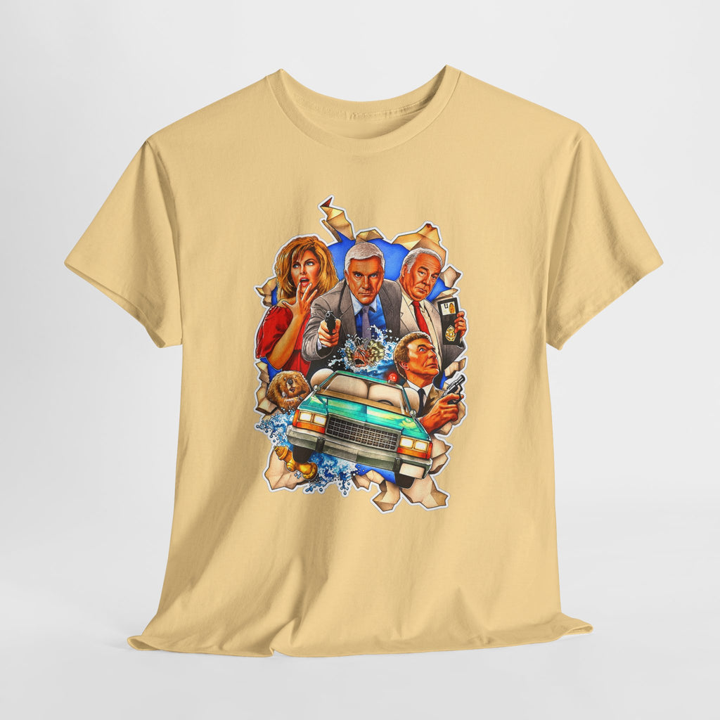 The Naked Gun / Police Squad Crime Comedy Movie Poster Cotton T-Shirt