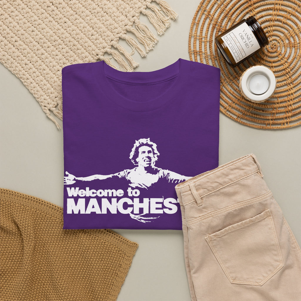 Welcome to Manchester Tee — Retro Carlos Tevez Manchester City Graphic Cotton T-Shirt