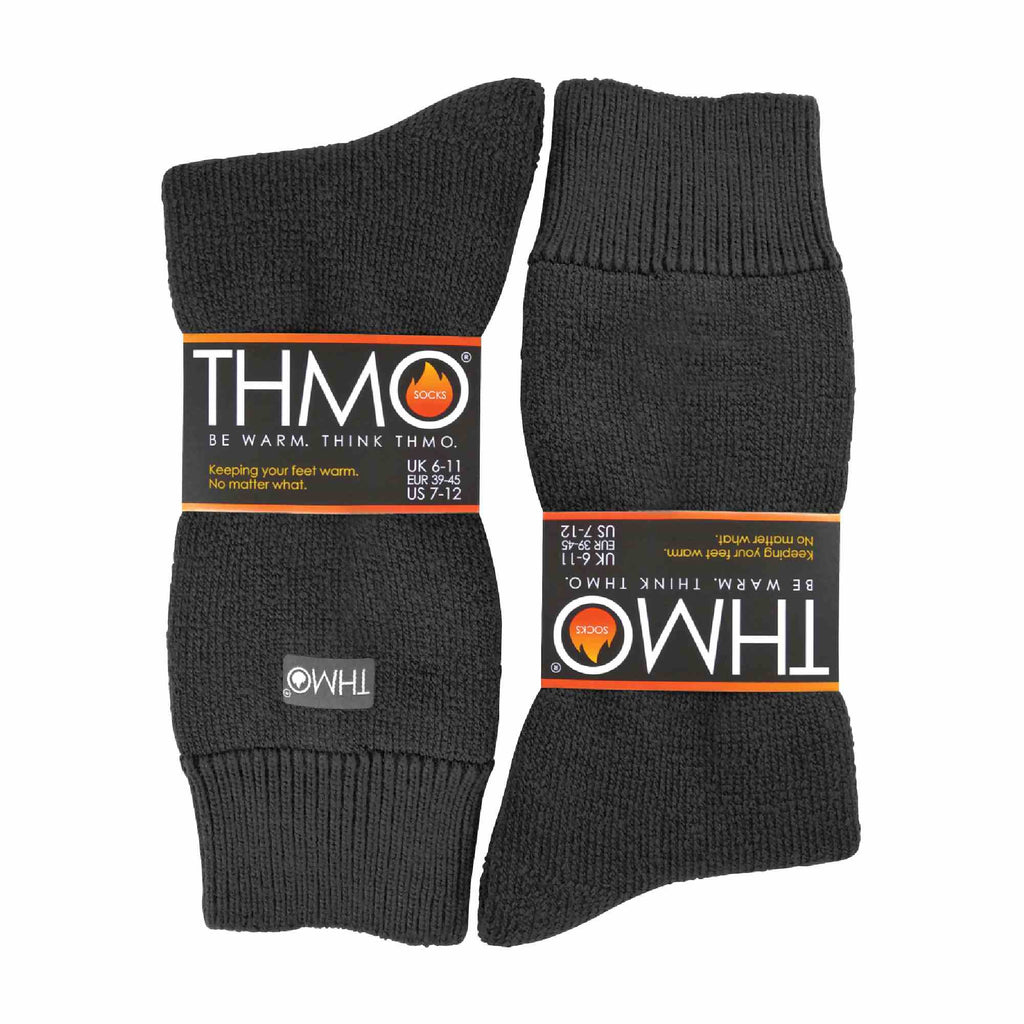Mens Thick Winter Thermal Socks with Comfort Top (Multipack Options)