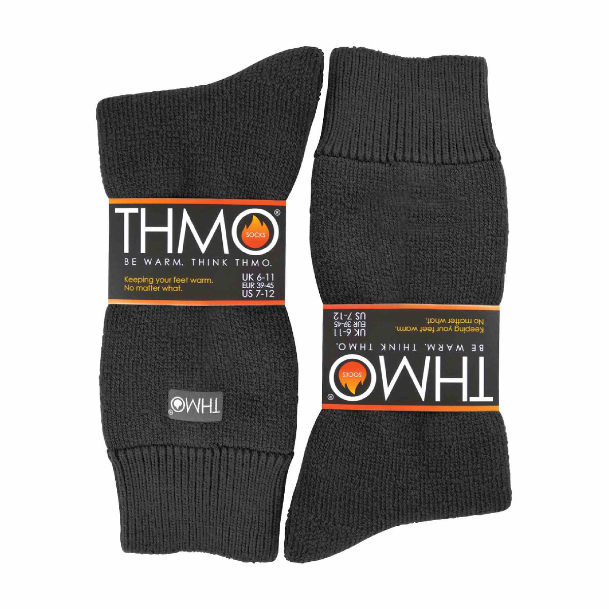 Mens Thick Winter Thermal Socks with Comfort Top (Multipack Options)