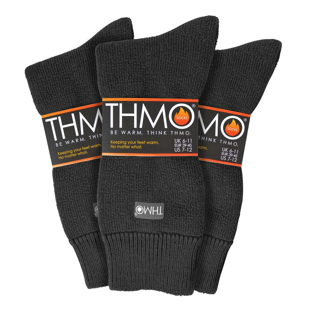 Mens Thick Winter Thermal Socks with Comfort Top (Multipack Options)