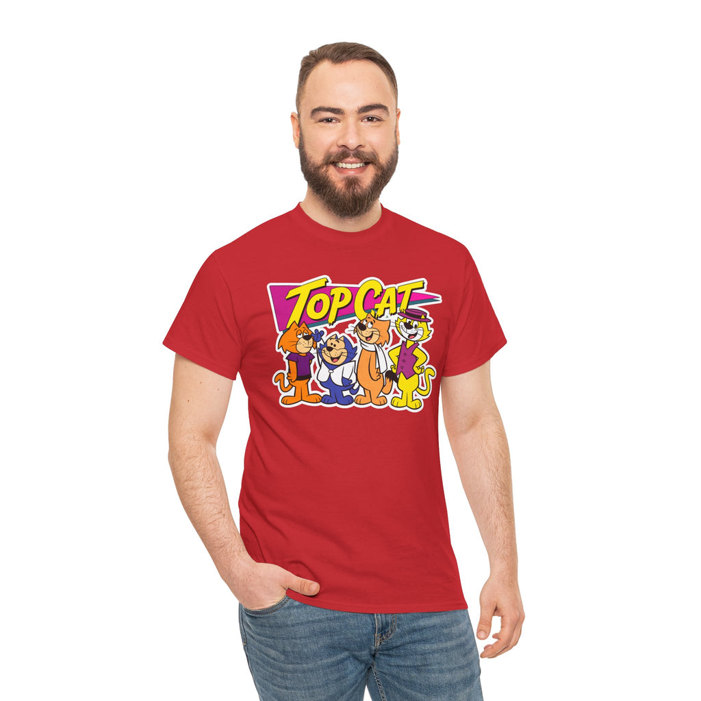 Top Cat Retro Cartoon Cotton T-Shirt / Tee