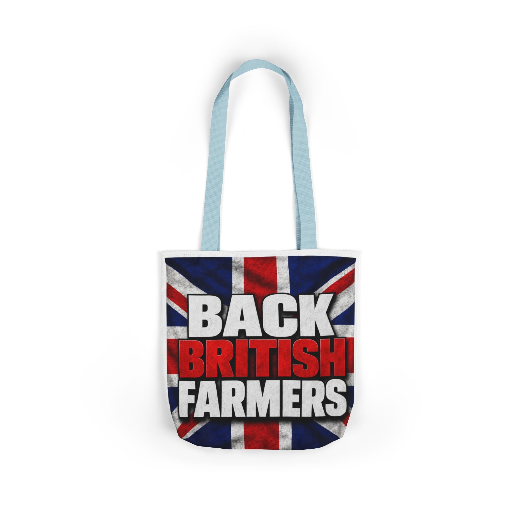 Back British Farmers Canvas Tote Bag — Union Jack Farming Support Tote
