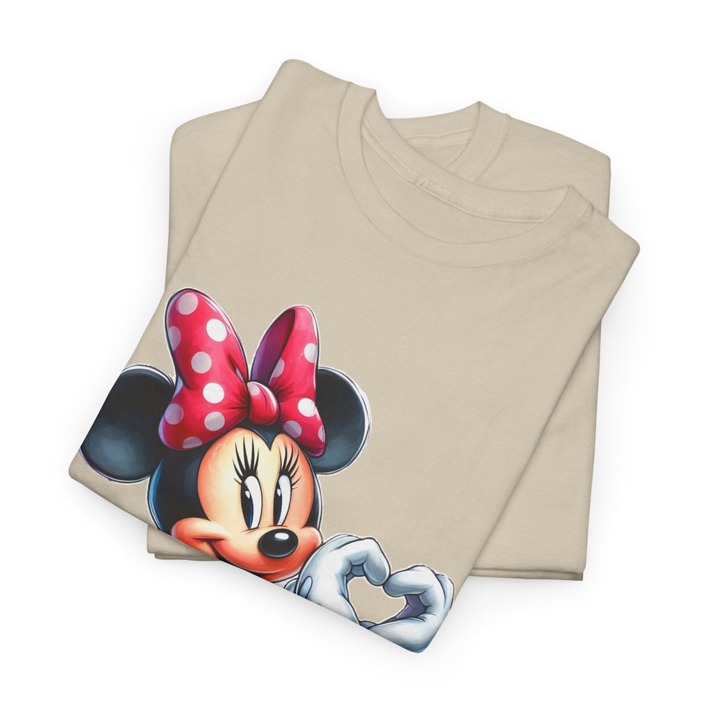 Minnie Mouse Character Heart Graphic Tee