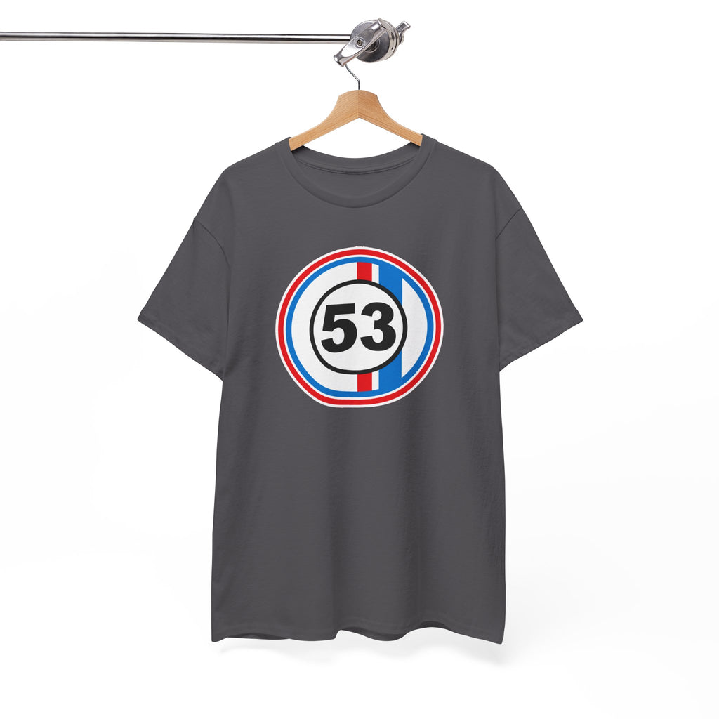 Racing Stripe Number 53 Cotton T-Shirt / Tee