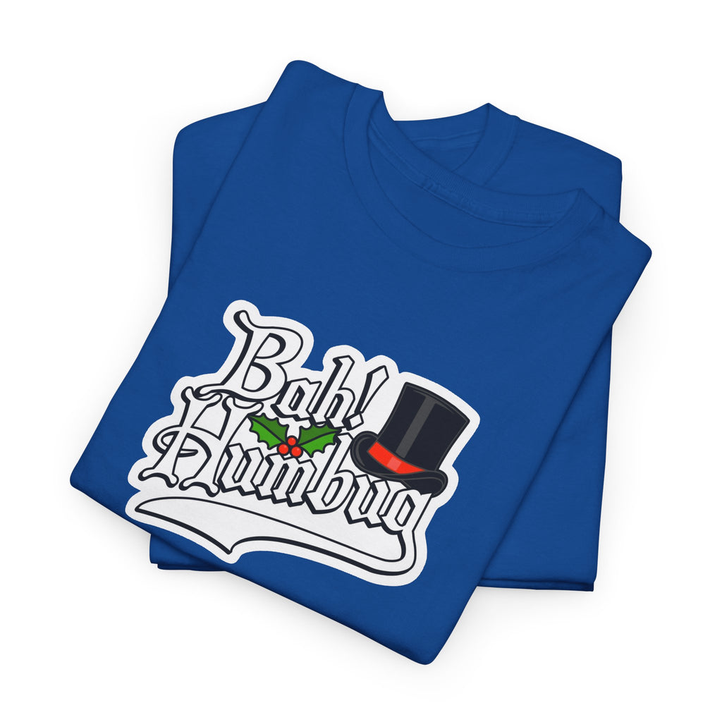 Bah Humbug Christmas Graphic Cotton T-Shirt / Tee