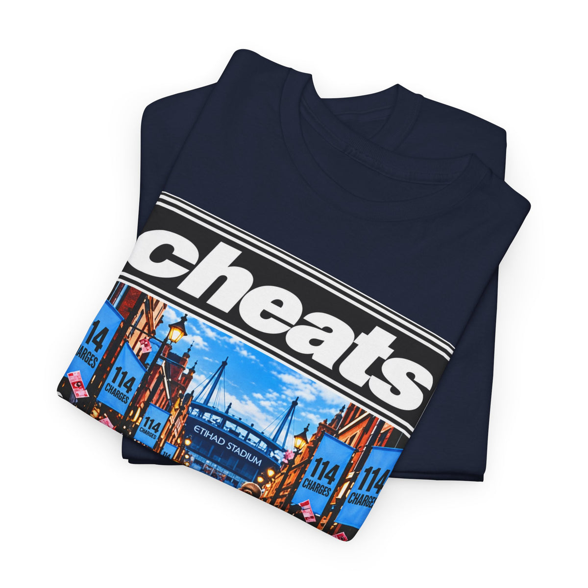 Cheats “What’s the Story? Tainted Glory?” Sports Graphic Cotton T-Shirt