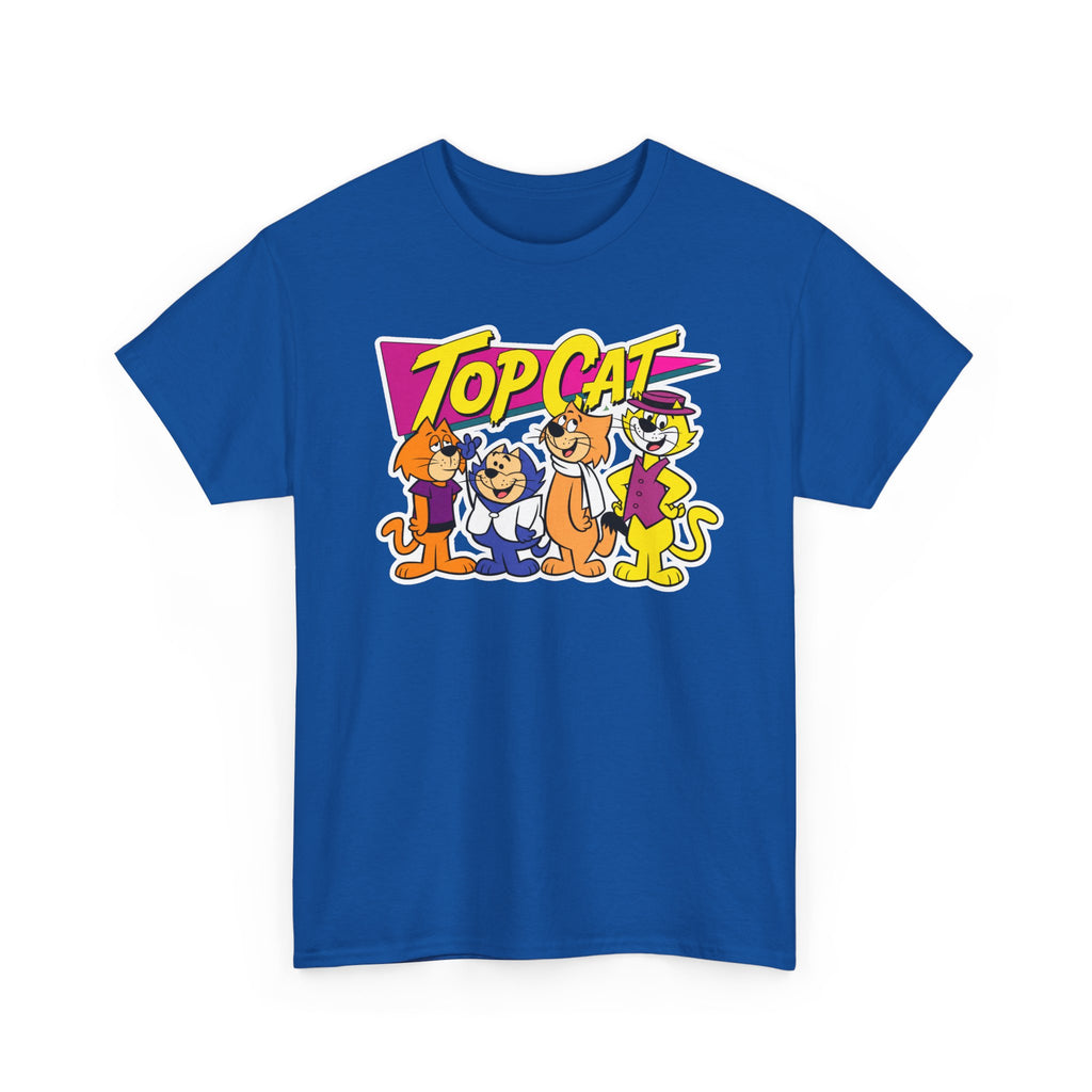 Top Cat Retro Cartoon Cotton T-Shirt / Tee