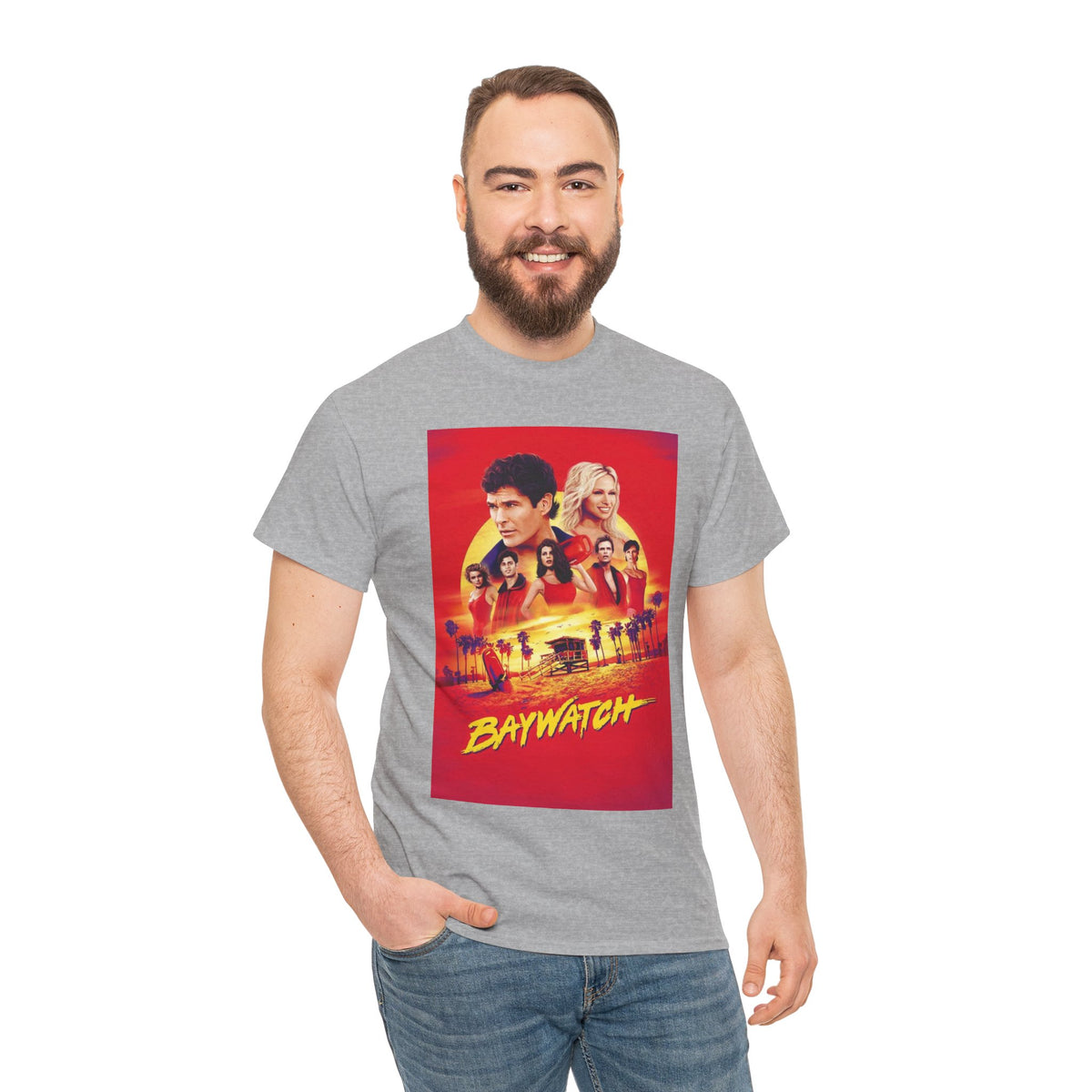 Baywatch Movie Poster Cotton T-Shirt