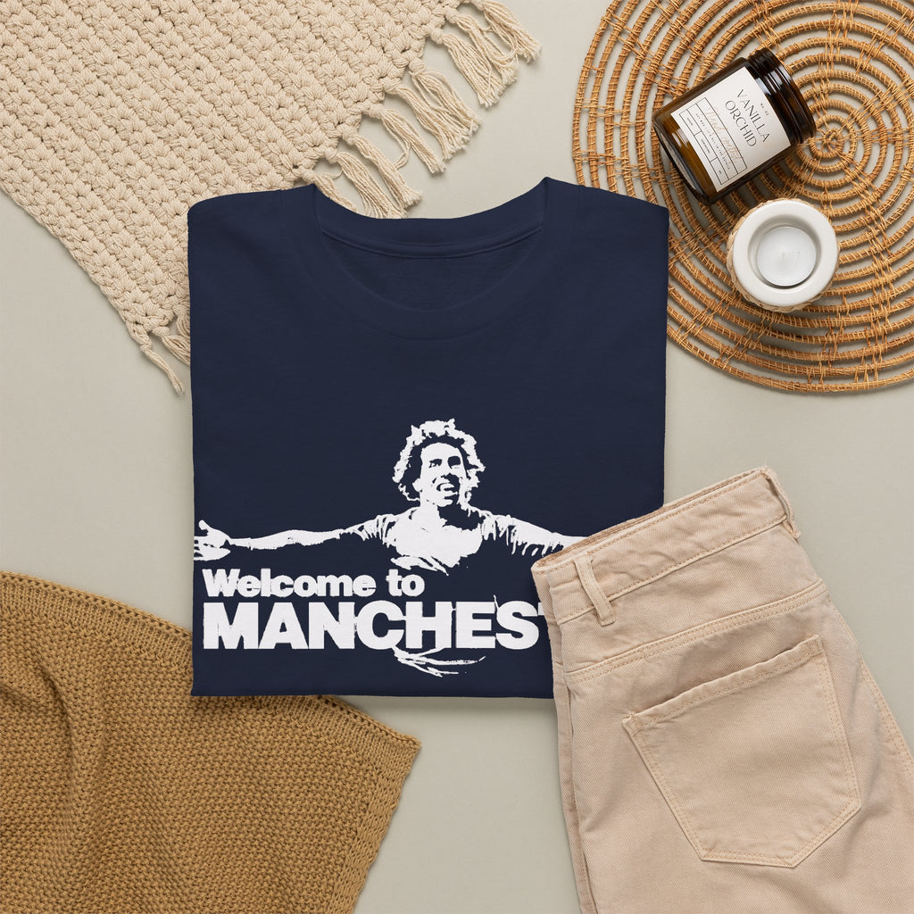 Welcome to Manchester Tee — Retro Carlos Tevez Manchester City Graphic Cotton T-Shirt