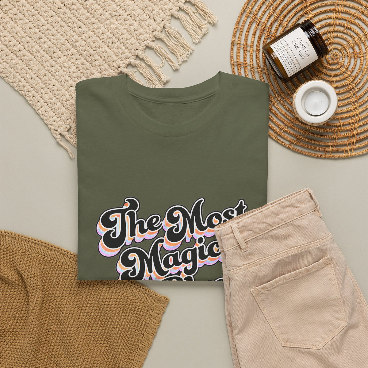Most magical place in earth Disney inspired Unisex Heavy Cotton Tee