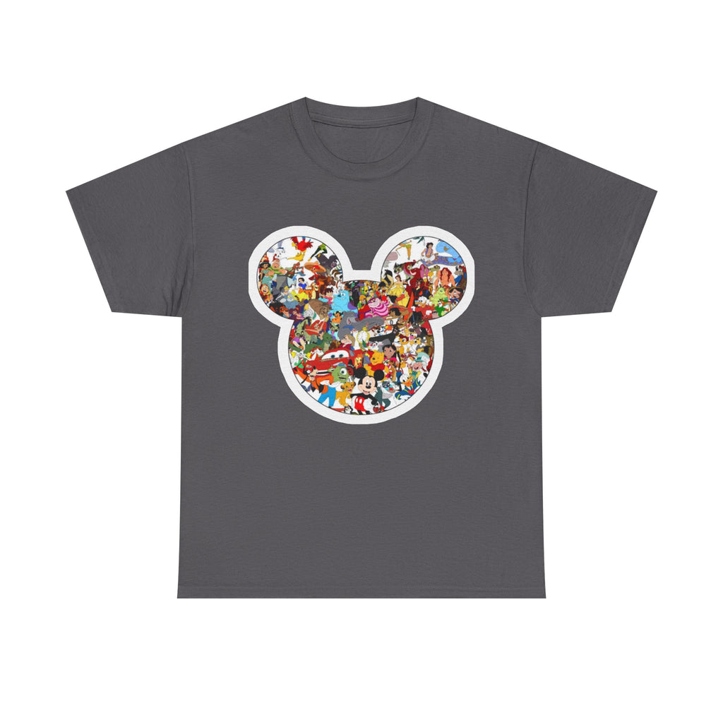 Mickey Collage T-Shirt — Vintage Disney Characters Graphic Tee