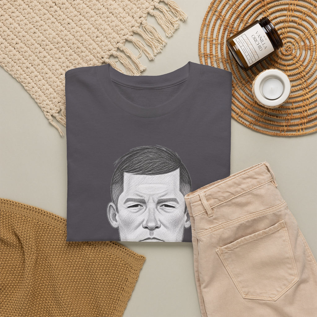 Sir Alex Ferguson Cotton T-Shirt — Vintage Stoic Portrait Shirt