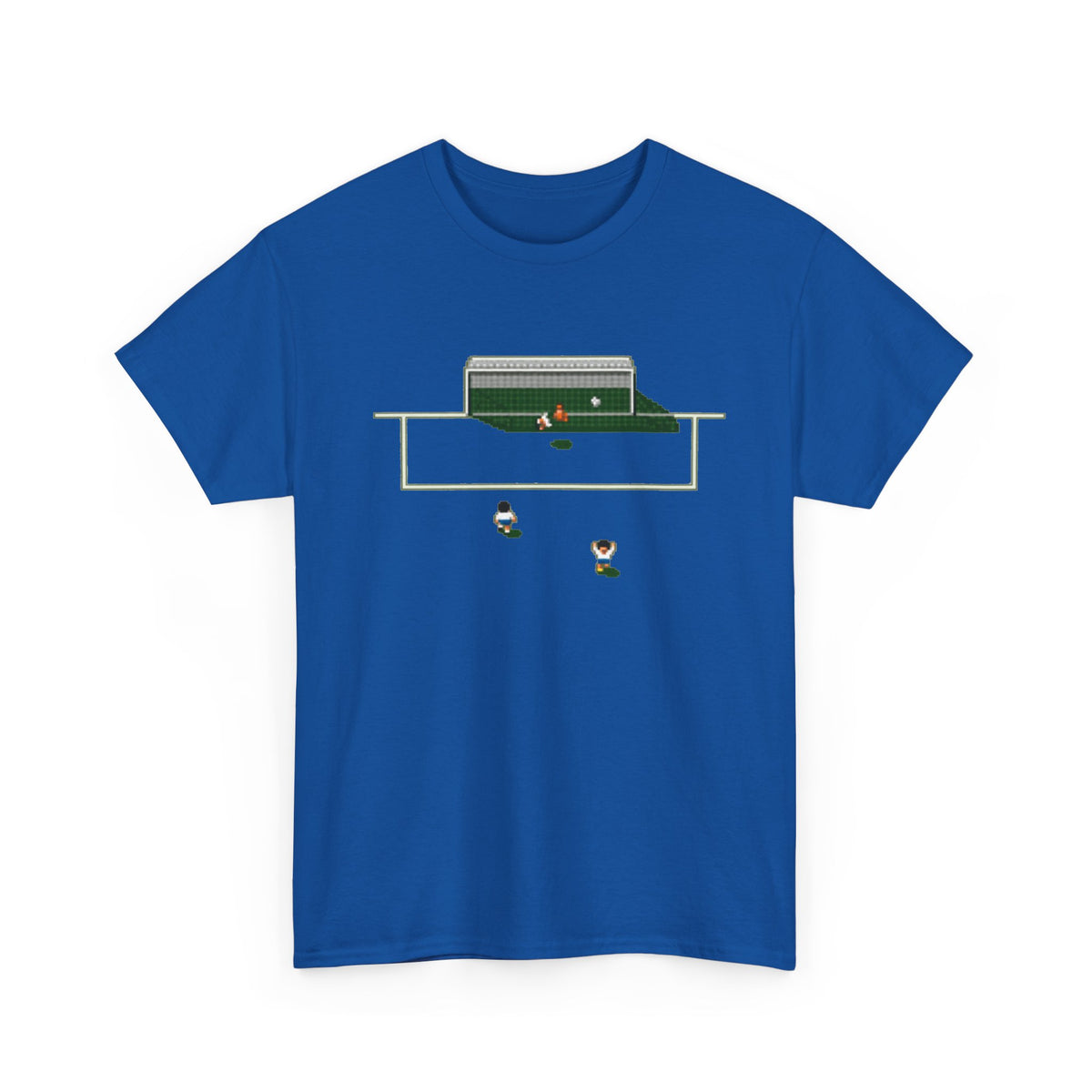 Sensible Soccer Inspired Cotton T‑Shirt — Retro Mini Game Design