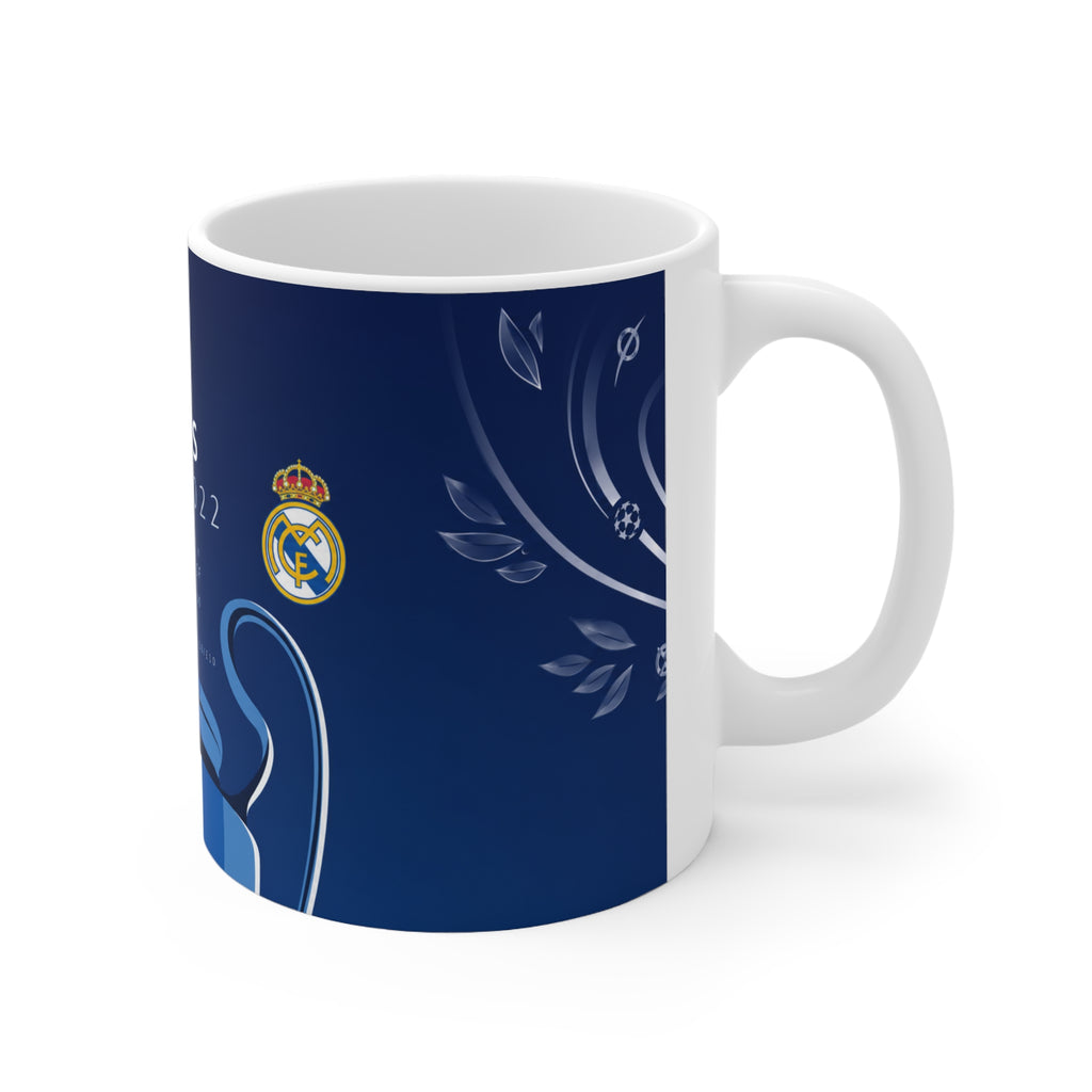 UEFA Champions League Final 2022 Programme Cover Inspired Commemorative Coffee Cup (Liverpool vs Real Madrid)