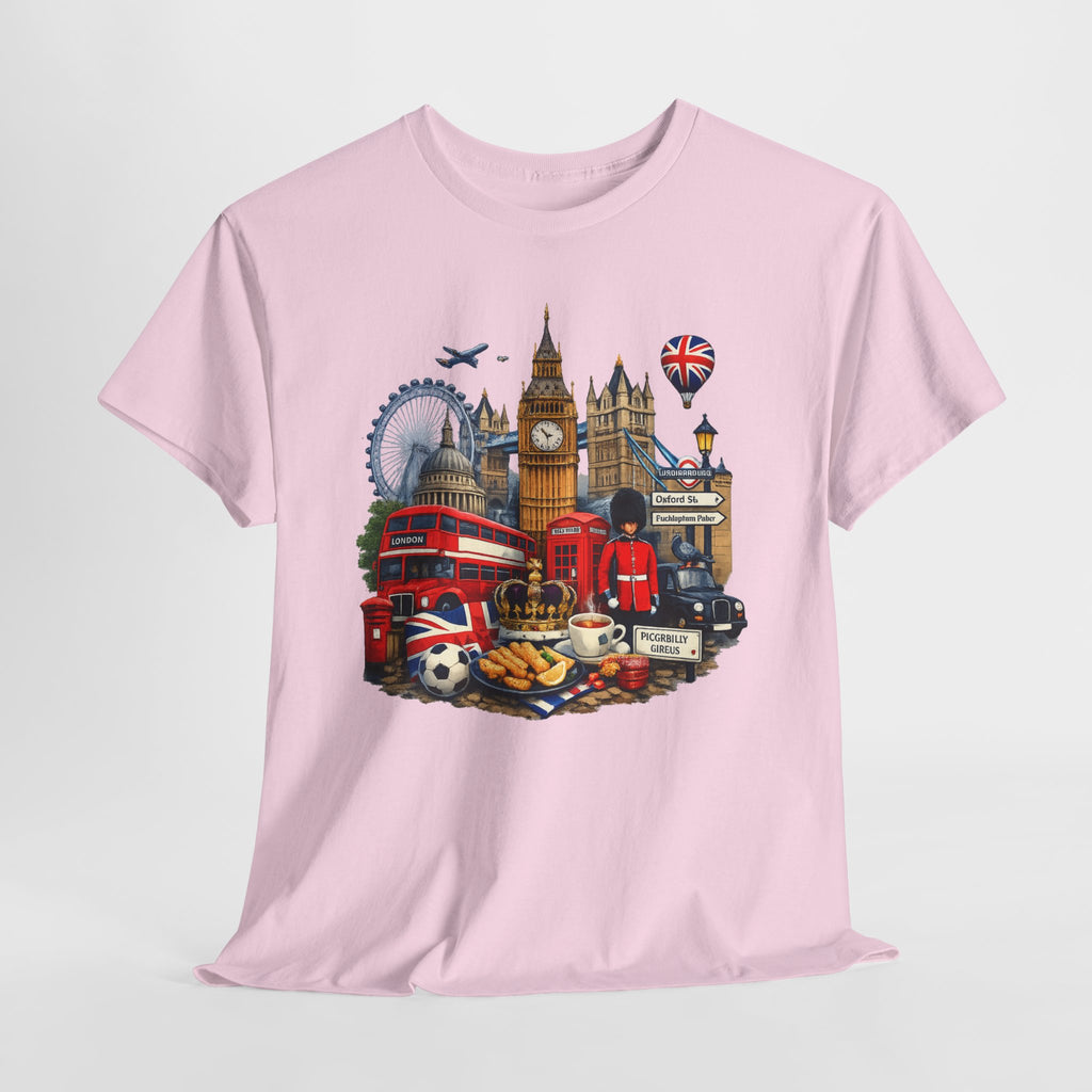 London Landmarks T‑Shirt — British Icons Collage Tee