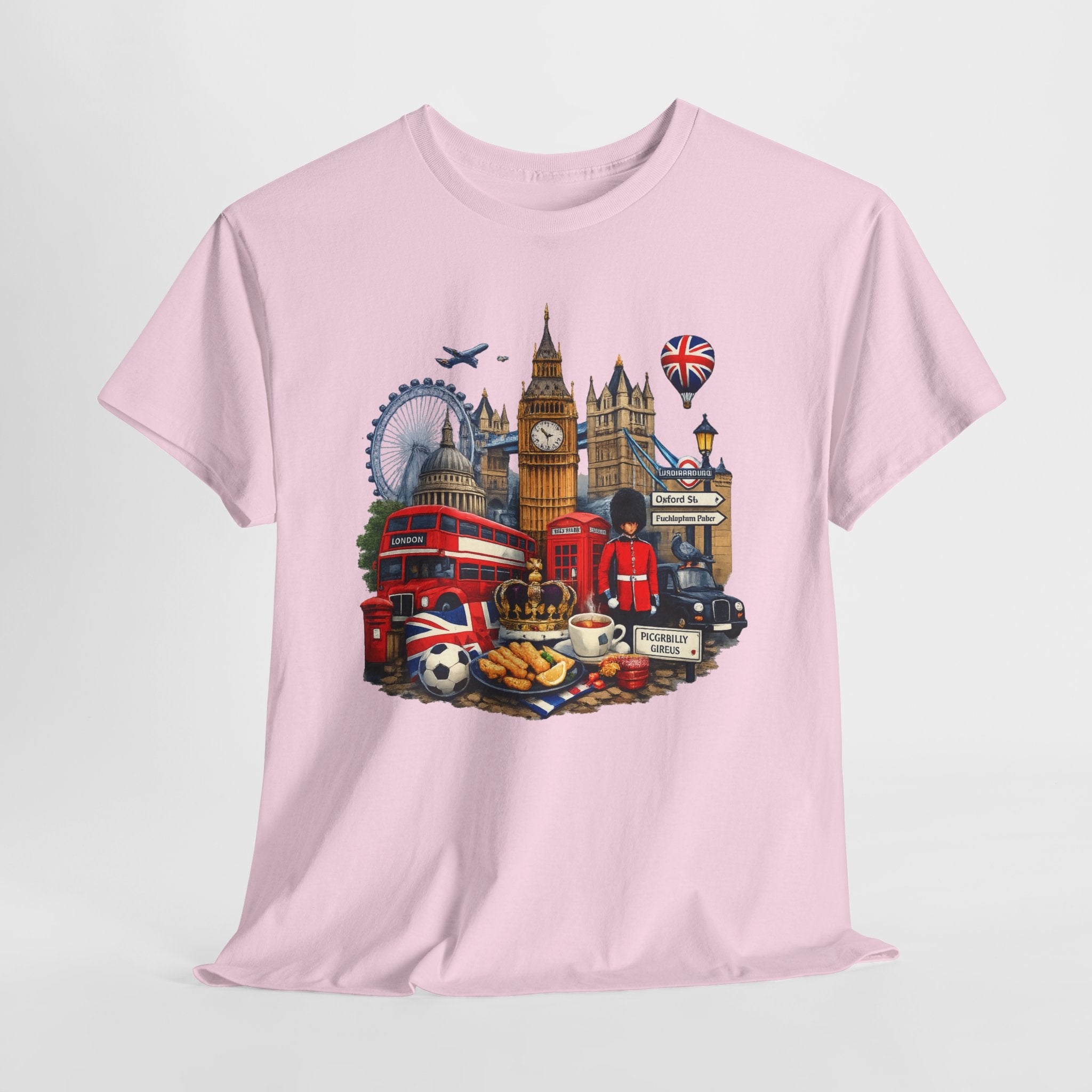 London Landmarks T‑Shirt — British Icons Collage Tee