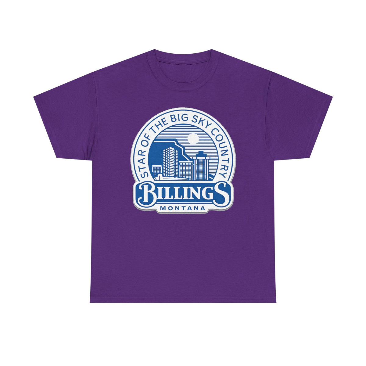 Billings Montana Tee — "Star of the Big Sky Country" Retro City Skyline T-Shirt