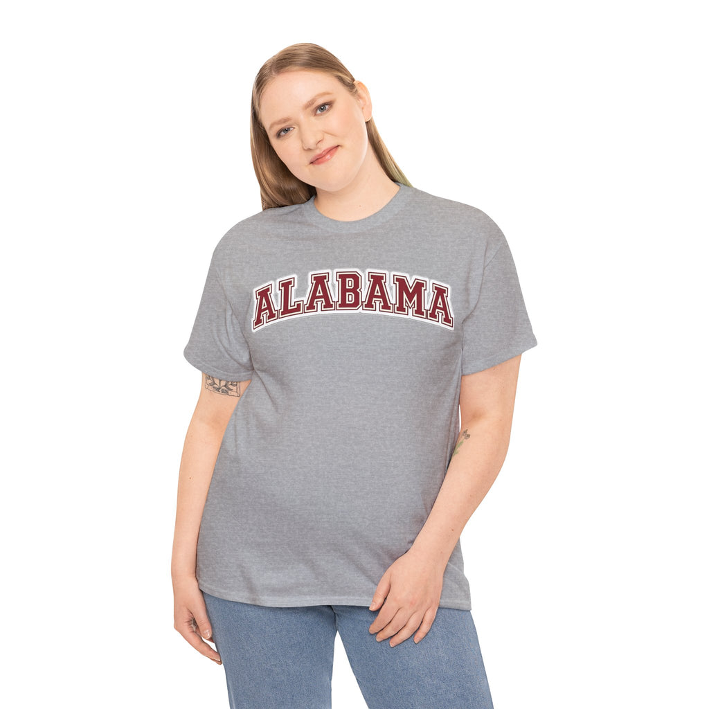 Alabama Arch Logo Tee – Crimson College Pride T‑Shirt