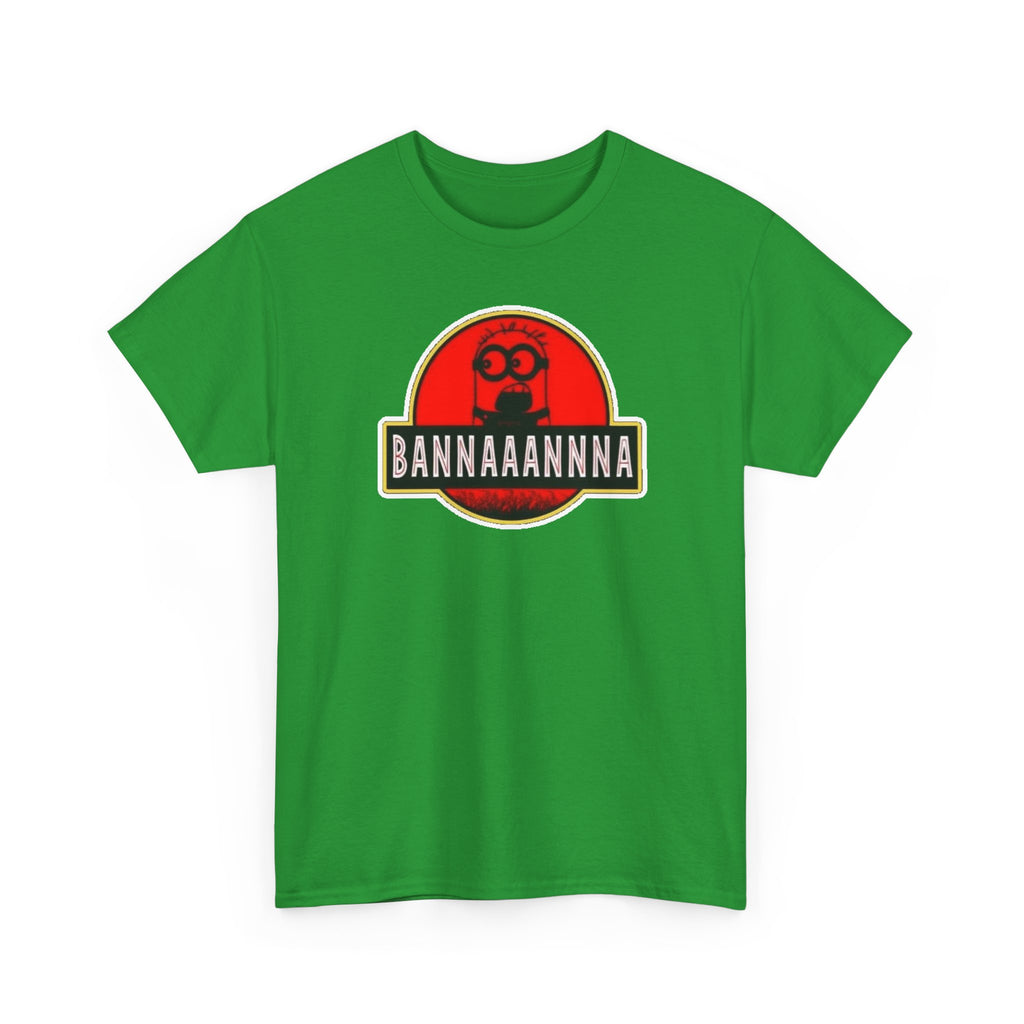 Bannaaannna Graphic Tee — Retro Red Logo Funny Banana Shirt