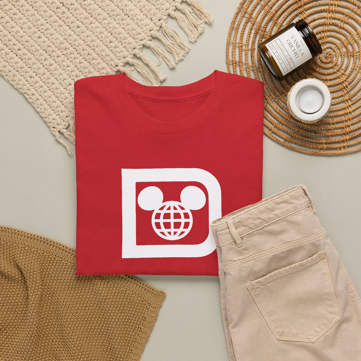 Retro Disney "D" Inspired Unisex Heavy Cotton Tee