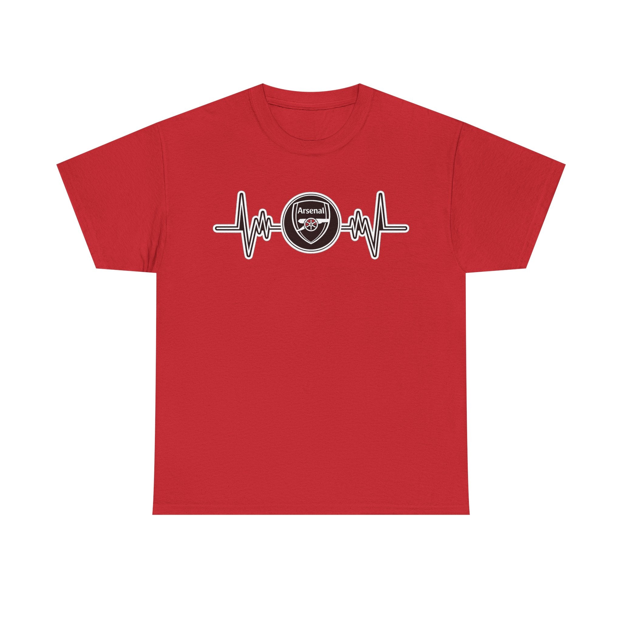 Arsenal Heartbeat T-Shirt — Premier League Fans’ Cotton Tee