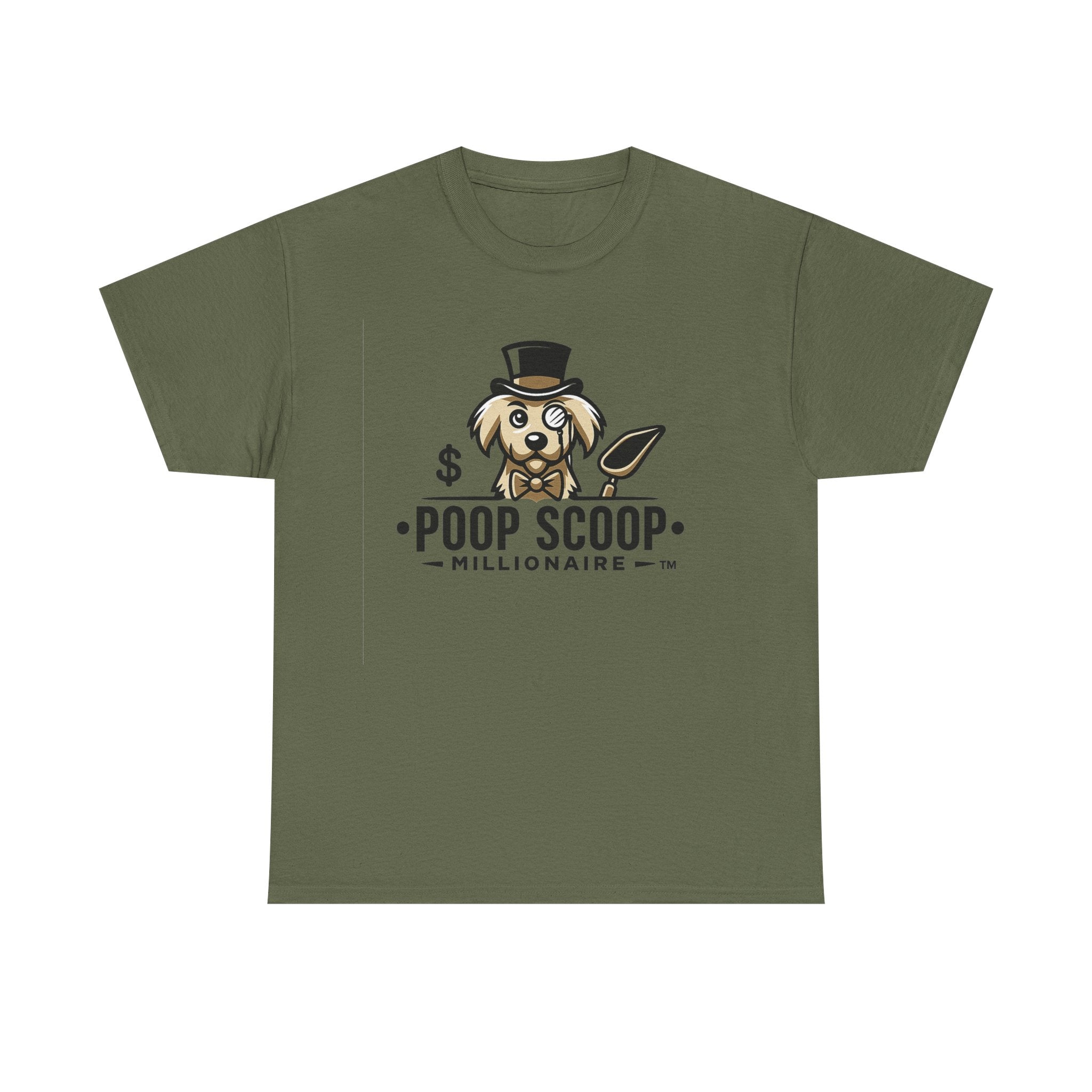 Poop Scoop Millionaire T-Shirt — Funny Dog Poop Scooping Tee