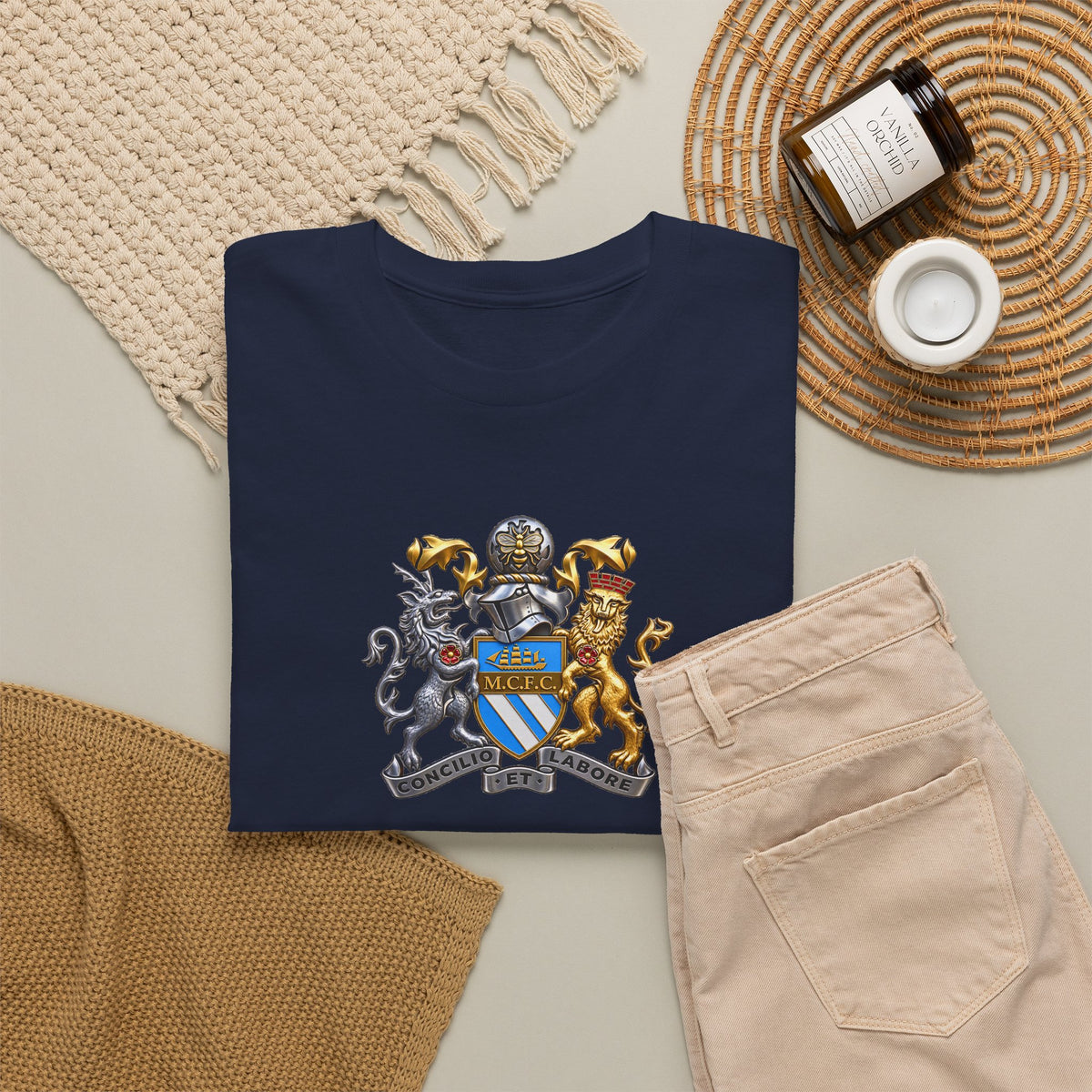 Manchester City Coat of Arms Unisex Heavy Cotton Tee