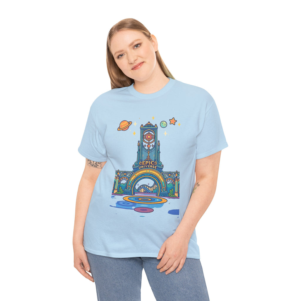 Universal Studios Family Vacation T-Shirt — Retro Space Theater Graphic Tee