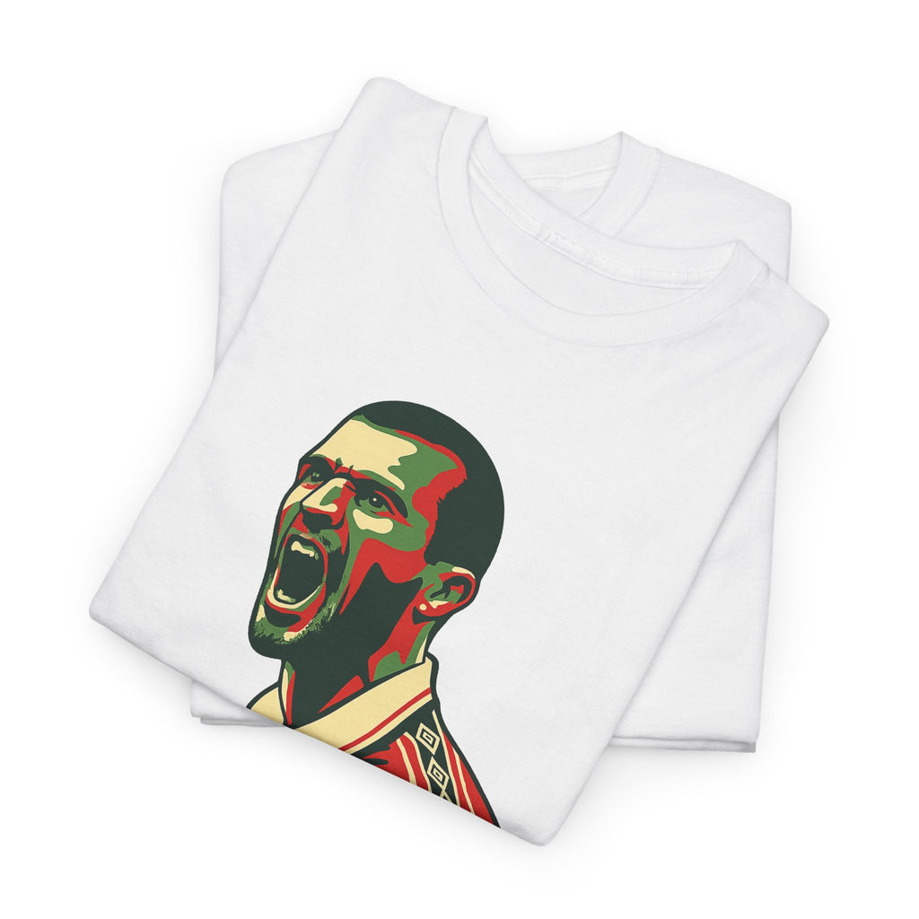 Roy Keane Retro Soccer Tee - Iconic Football Legend Graphic Shirt