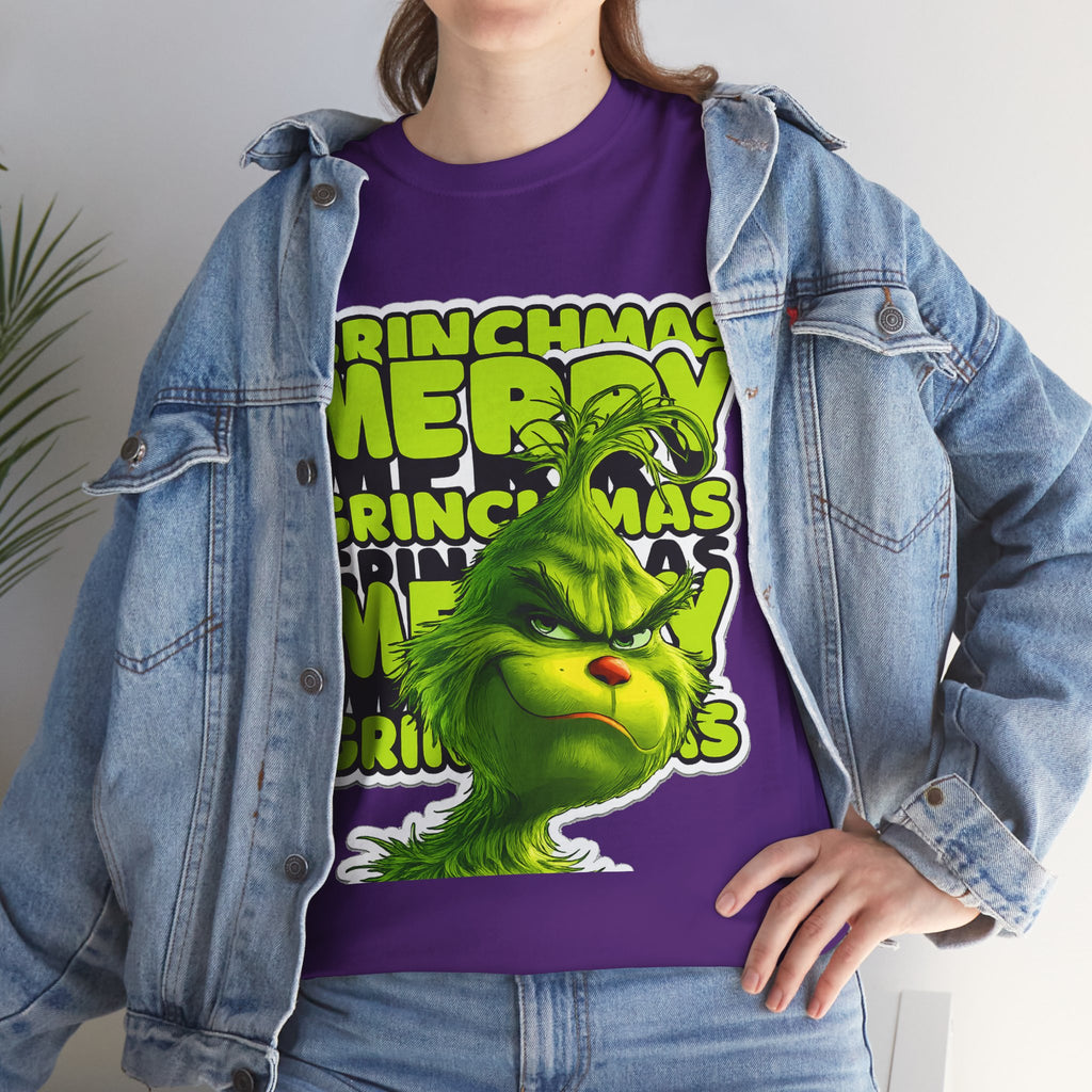 Grinchmas Merry Grinch Christmas Cotton T-Shirt / Tee